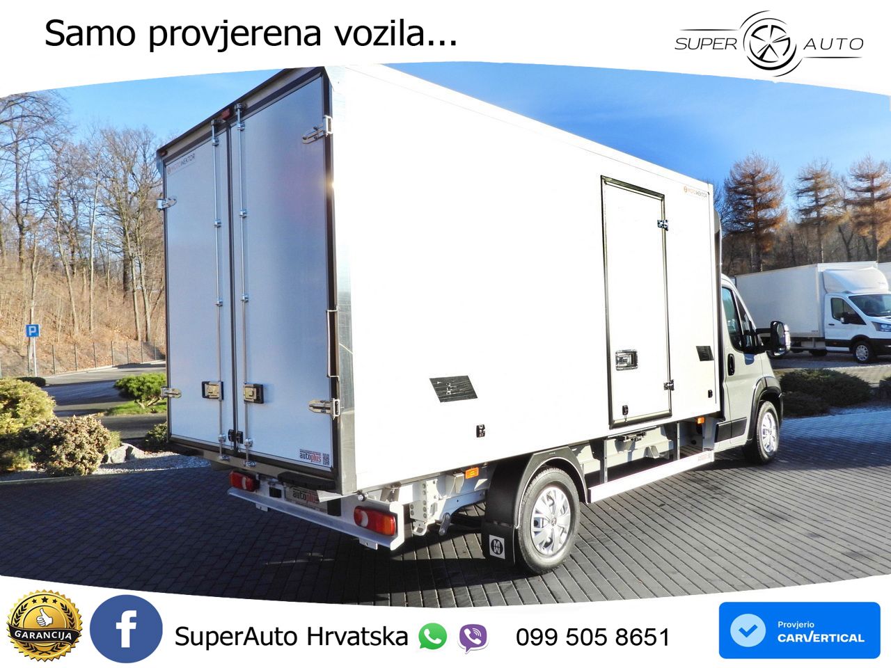 Peugeot BOXER KÜHLKOFFER 0C 8 PALETTEN TEMPOMAT LED 165 KS