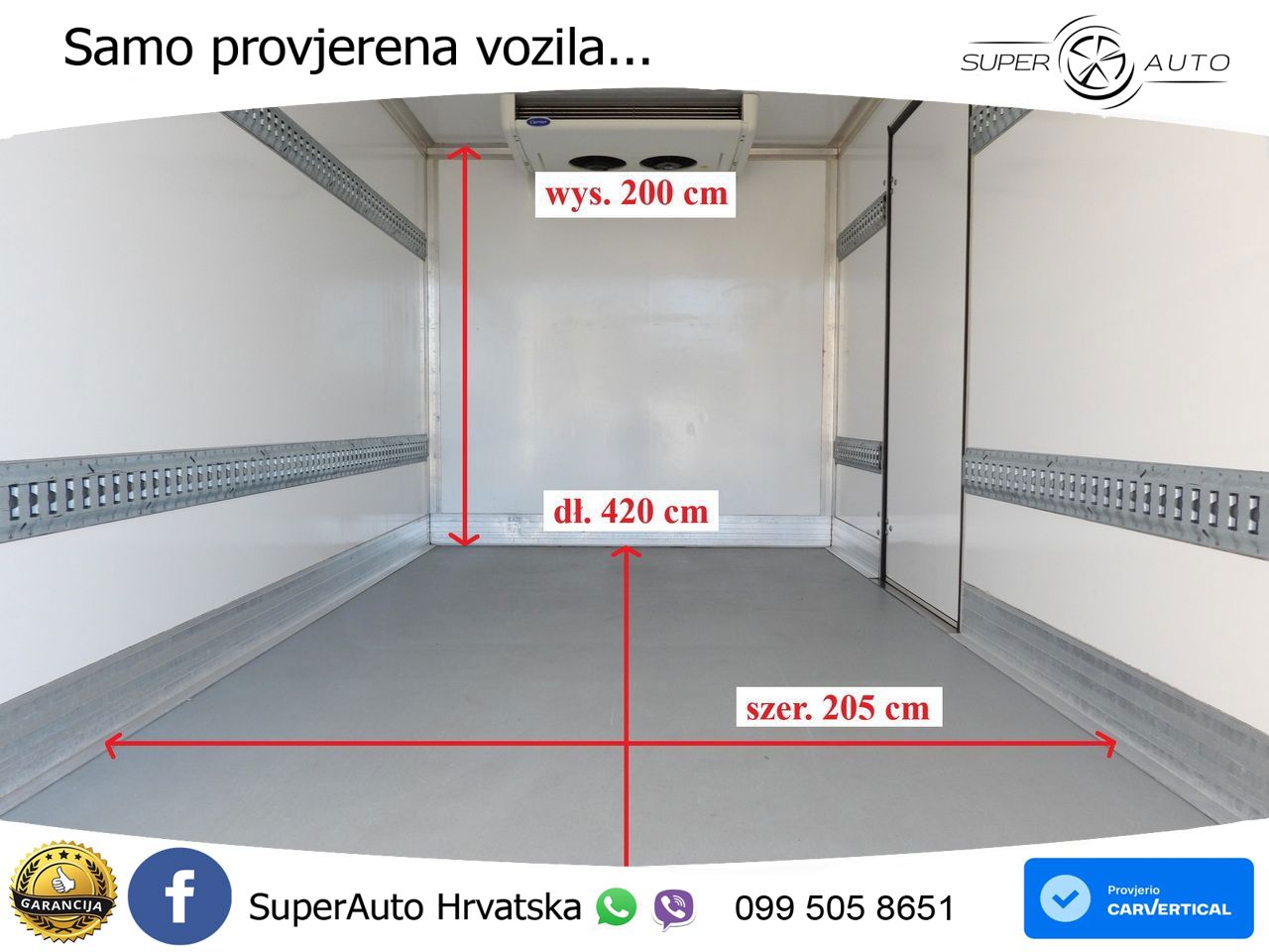 Peugeot BOXER KÜHLKOFFER 0C 8 PALETTEN TEMPOMAT LED 165 KS