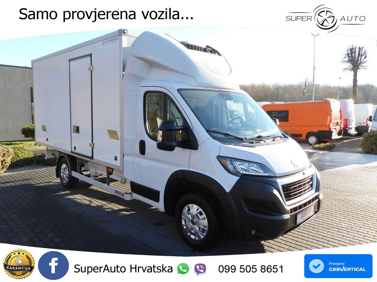 Peugeot BOXER KÜHLKOFFER 0C 8 PALETTEN TEMPOMAT LED 165 KS