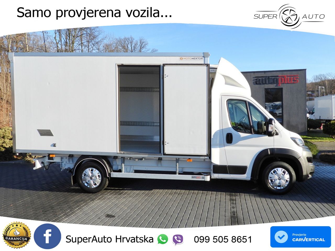 Peugeot BOXER KÜHLKOFFER 0C 8 PALETTEN TEMPOMAT LED 165 KS
