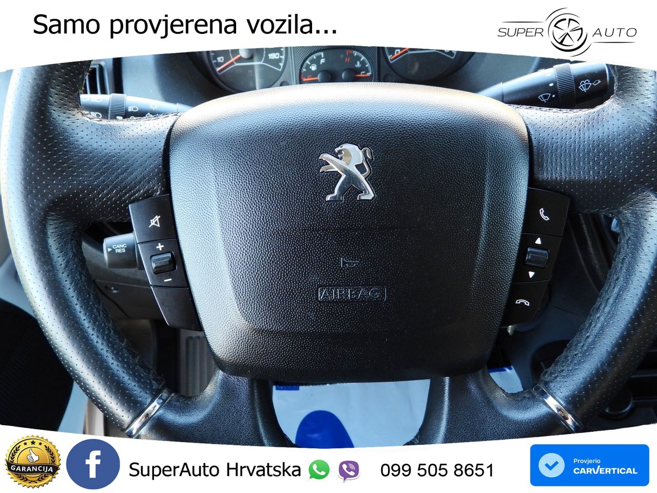 Peugeot BOXER KÜHLKOFFER 0C 8 PALETTEN TEMPOMAT LED 165 KS
