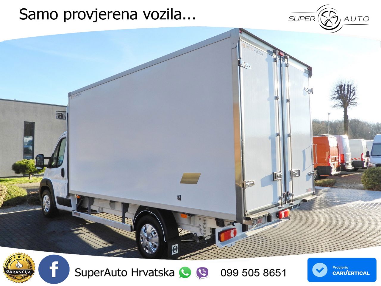 Peugeot BOXER KÜHLKOFFER 0C 8 PALETTEN TEMPOMAT LED 165 KS