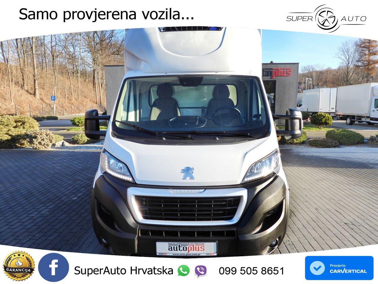 Peugeot BOXER KÜHLKOFFER 0C 8 PALETTEN TEMPOMAT LED 165 KS