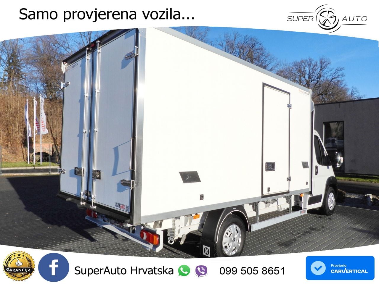 Peugeot BOXER KÜHLKOFFER 0C 8 PALETTEN TEMPOMAT LED 165 KS