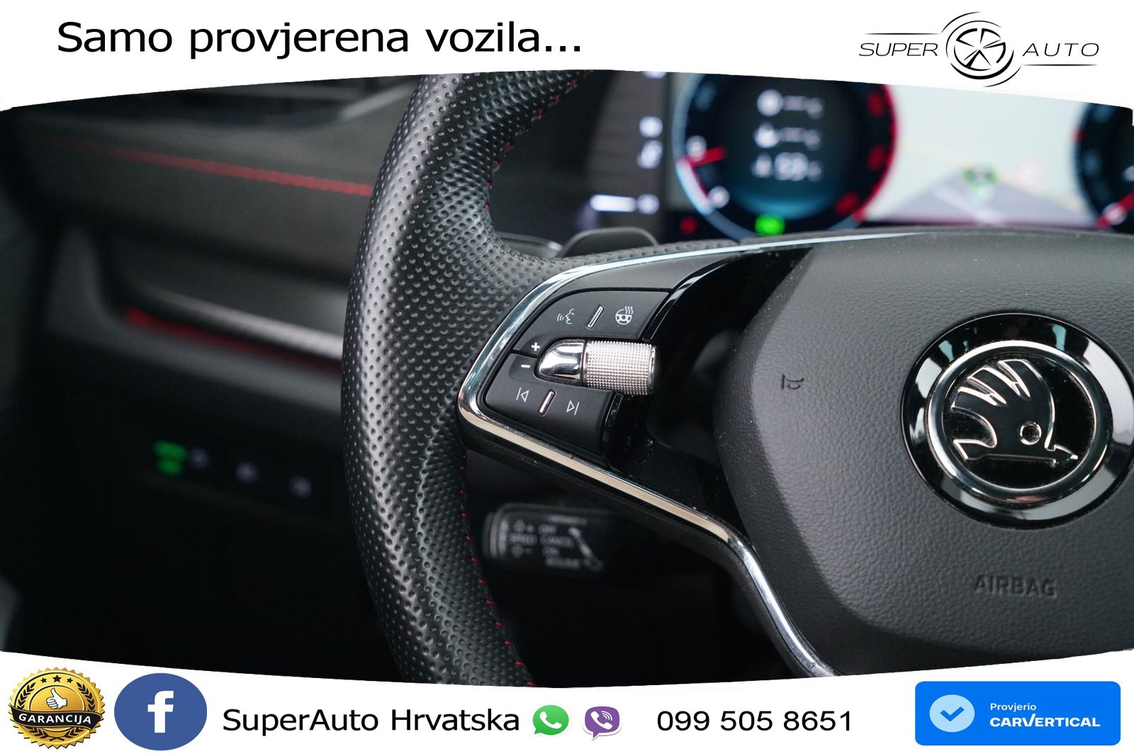 Škoda Octavia Combi RS 2.0 TDI (200 KS) 4x4 DSG MATRIX+GR SJED+KAM
