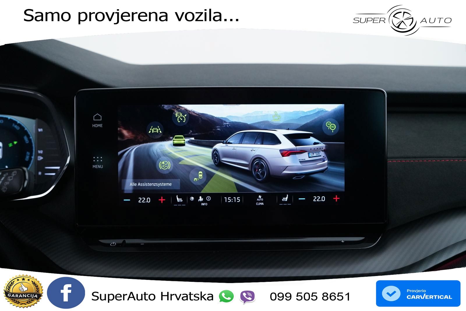 Škoda Octavia Combi RS 2.0 TDI (200 KS) 4x4 DSG MATRIX+GR SJED+KAM