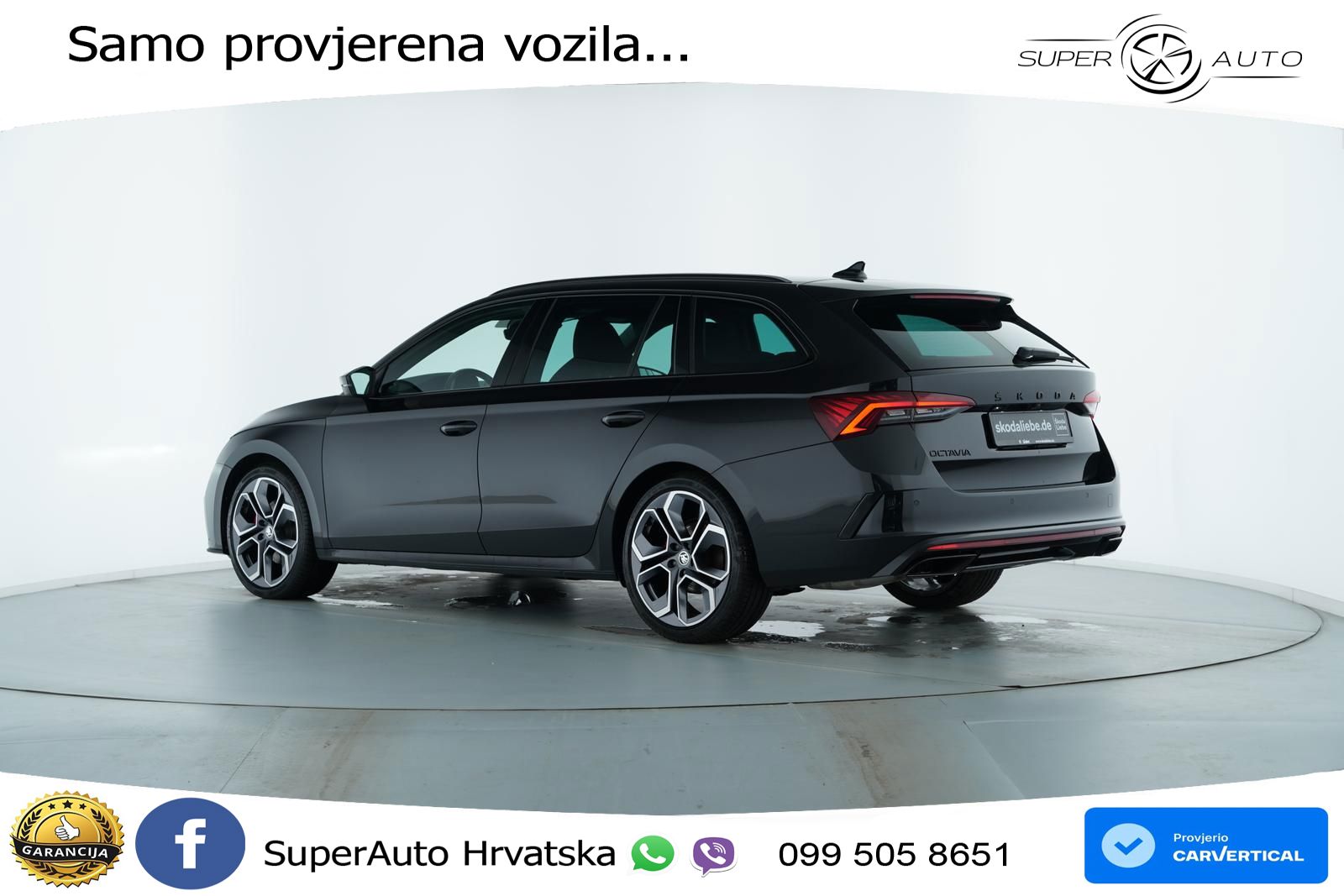 Škoda Octavia Combi RS 2.0 TDI (200 KS) 4x4 DSG MATRIX+GR SJED+KAM