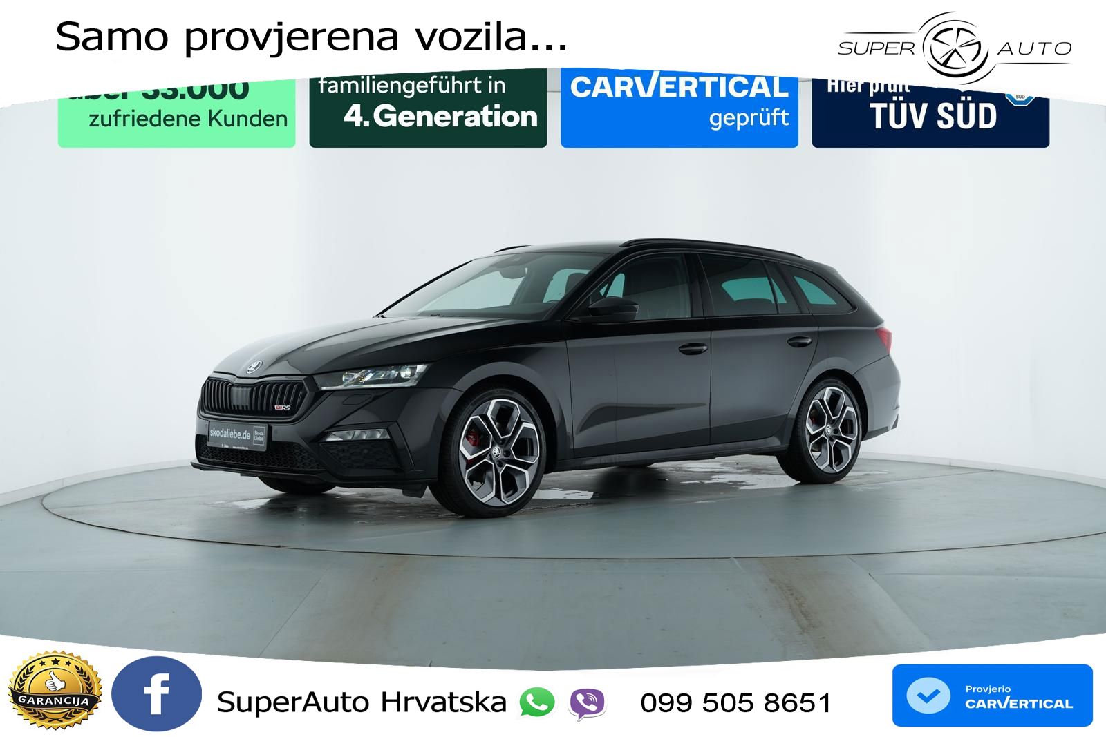 Škoda Octavia Combi RS 2.0 TDI (200 KS) 4x4 DSG MATRIX+GR SJED+KAM
