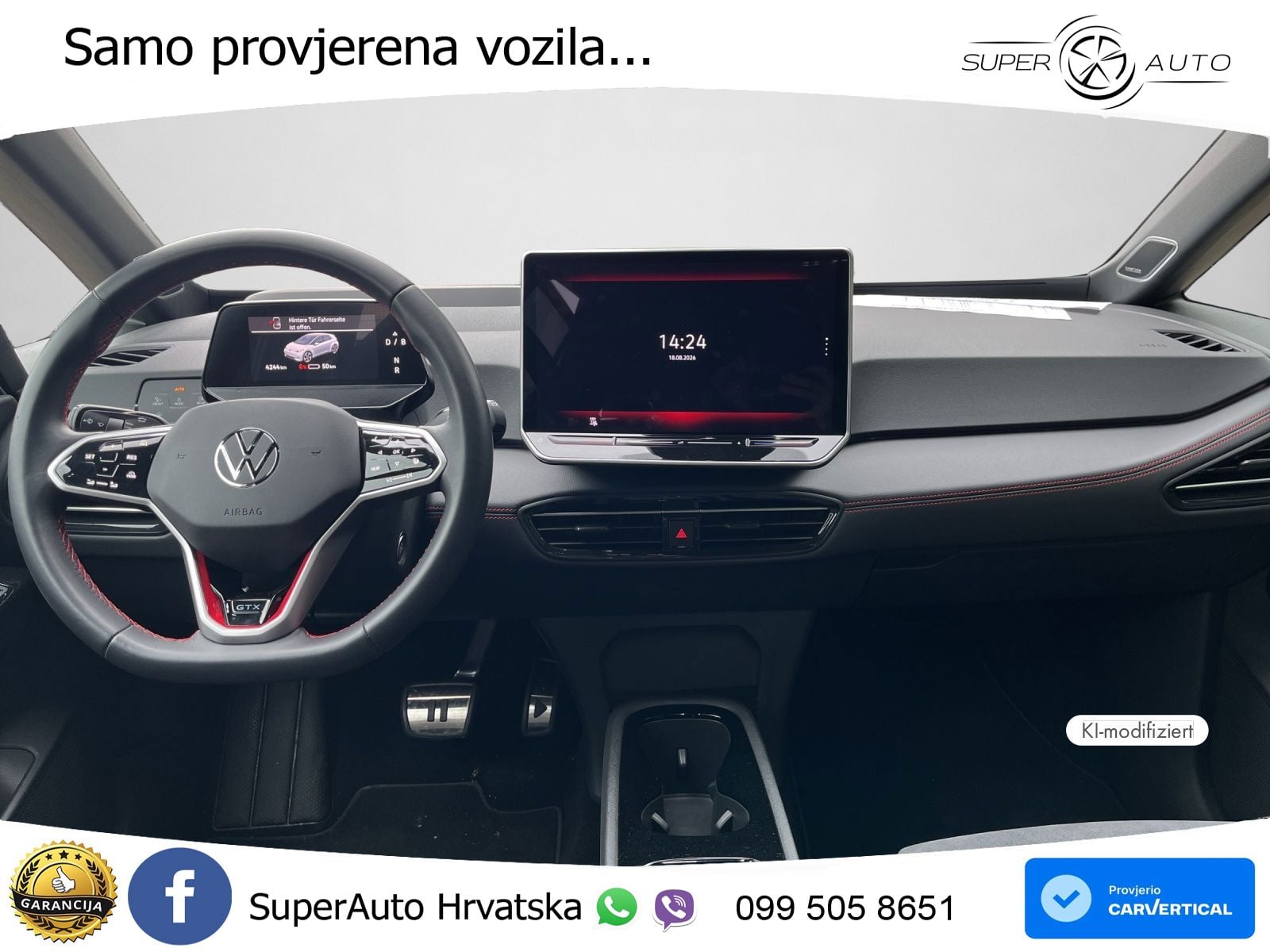 Volkswagen ID.3 GTX 84 kWh (286 KS) LED+GR SJED+ACC