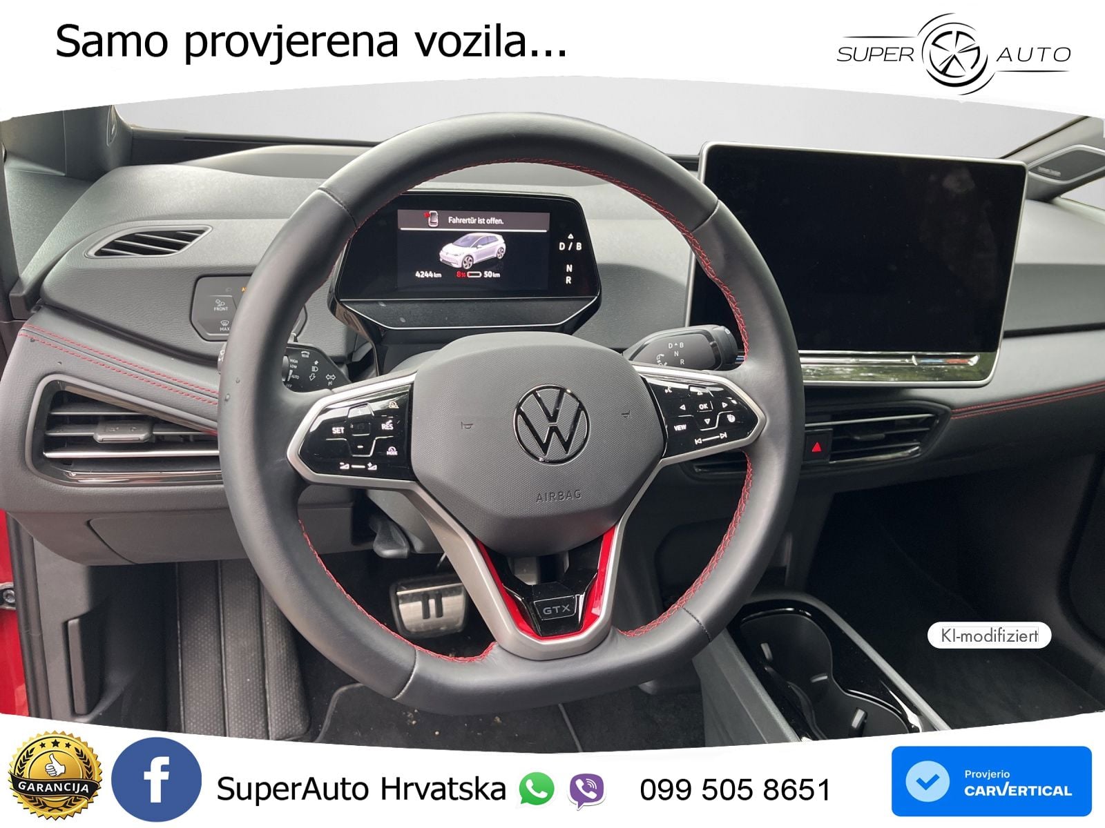 Volkswagen ID.3 GTX 84 kWh (286 KS) LED+GR SJED+ACC