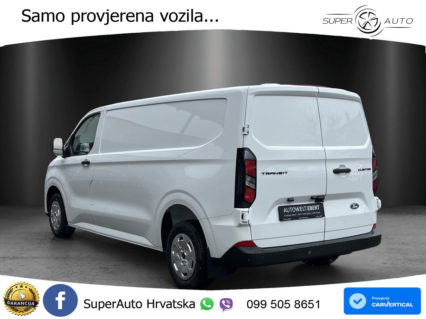 Ford Transit Custom L2 320 Laderaum Paket PDC LED 150 KS