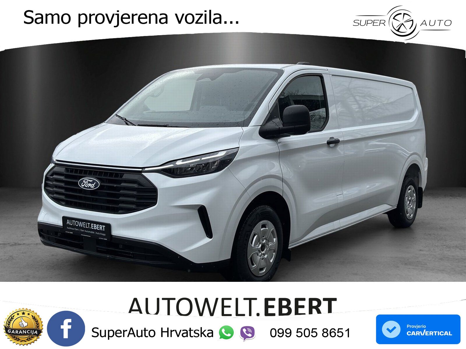 Ford Transit Custom L2 320 Laderaum Paket PDC LED 150 KS