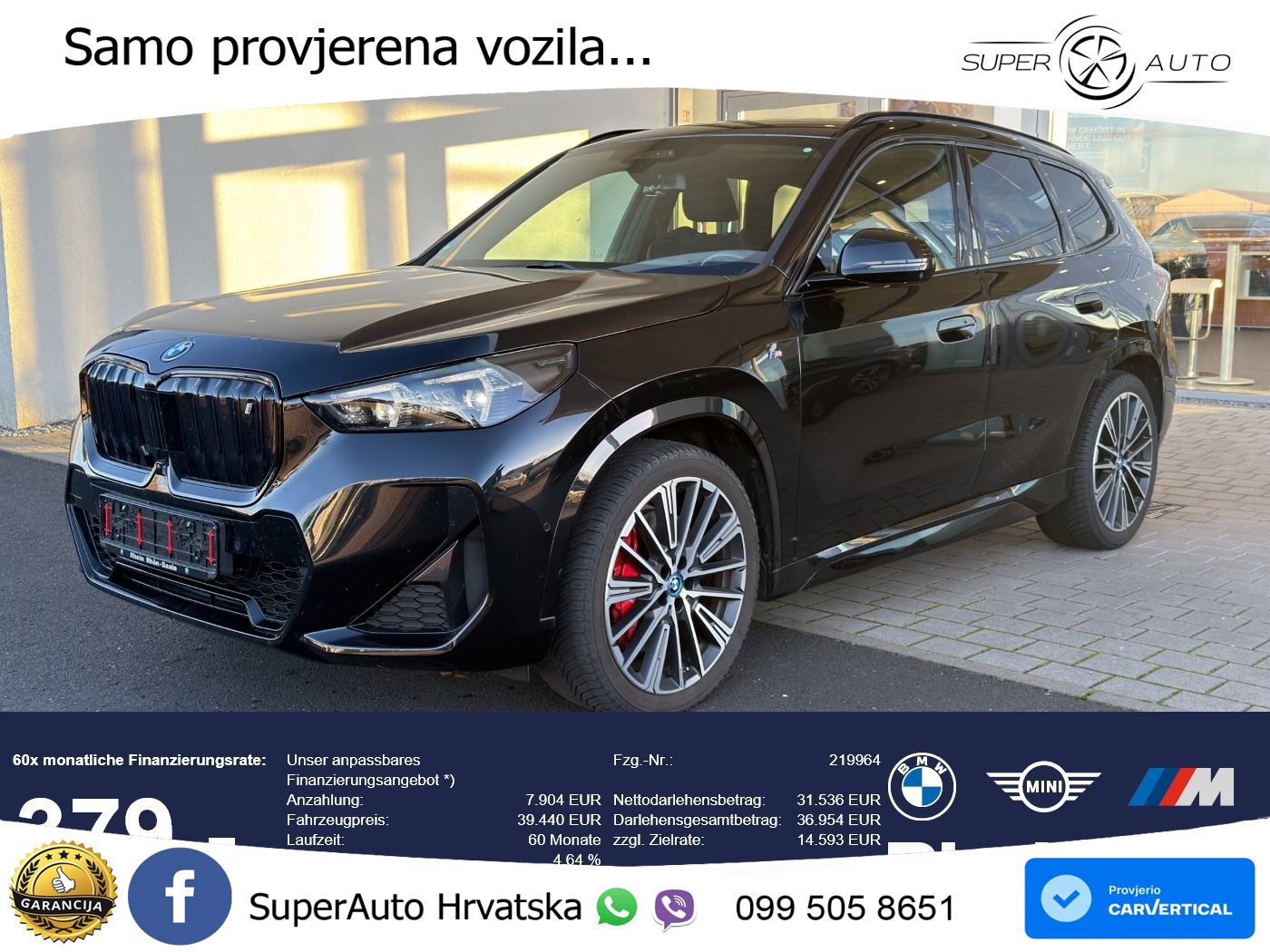 BMW iX1 68 kWh (313 KS) xDrive30 M Sport