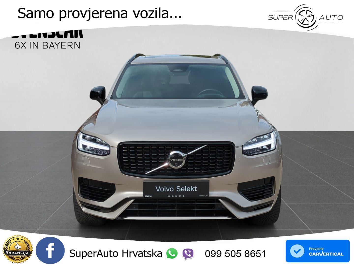 Volvo XC90 2.0 T8 AWD Automatic ZRAČNI+ACC+GR SJED+KAM+PANO