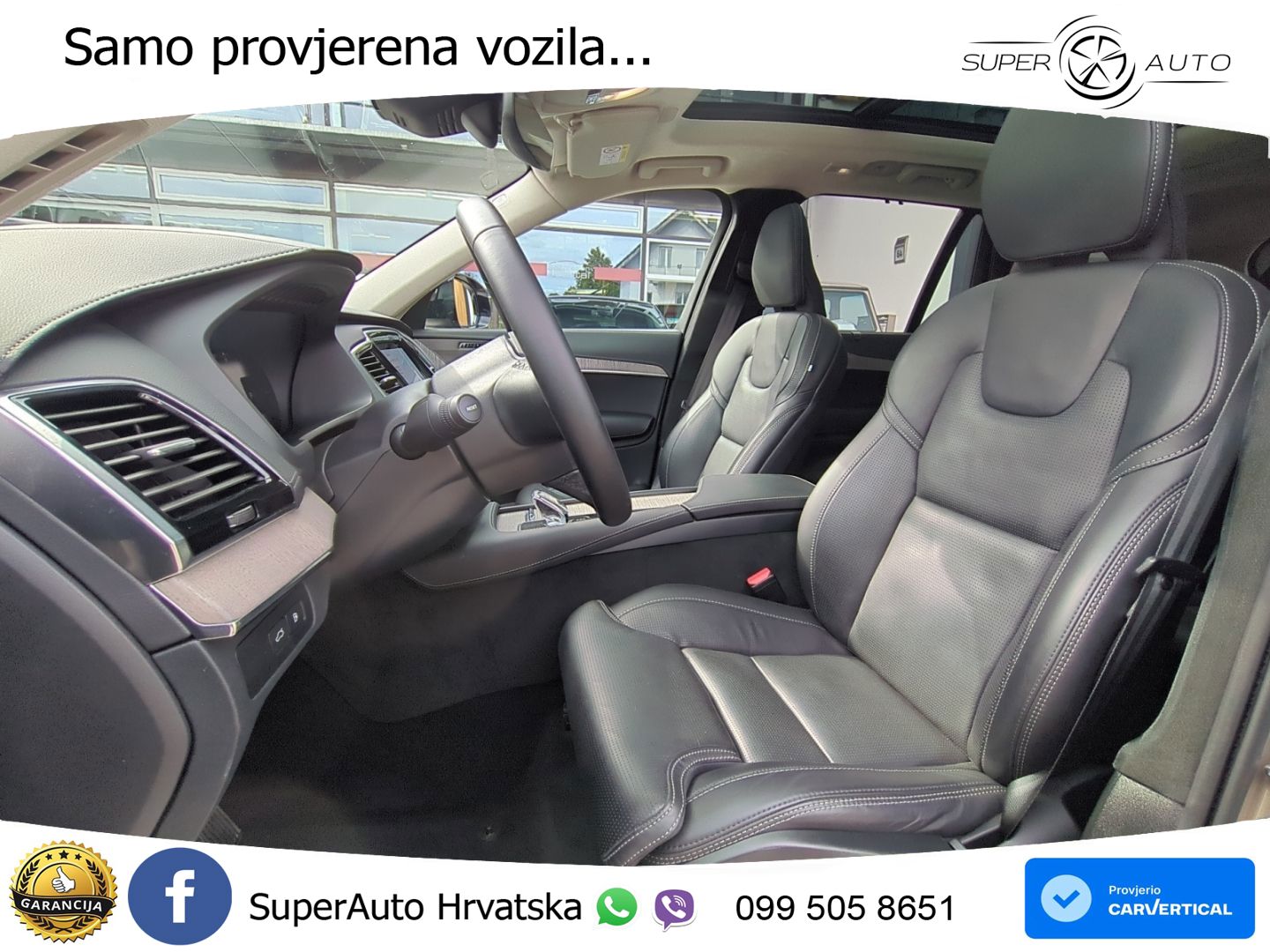 Volvo XC90 2.0 T8 AWD Automatic ZRAČNI+ACC+GR SJED+KAM+PANO