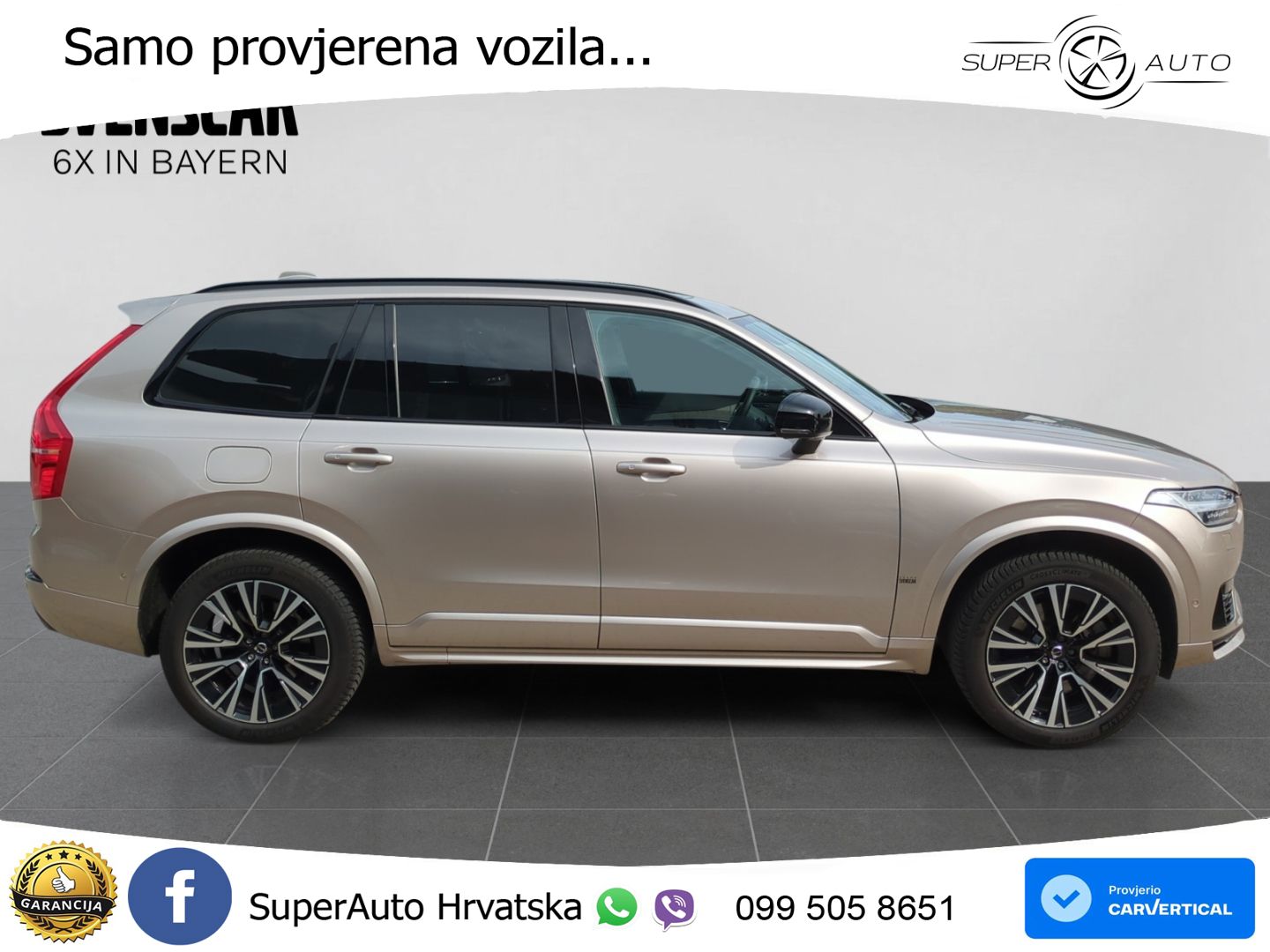 Volvo XC90 2.0 T8 AWD Automatic ZRAČNI+ACC+GR SJED+KAM+PANO