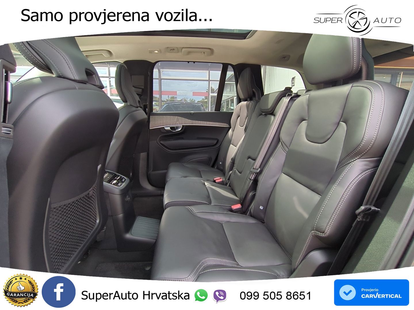Volvo XC90 2.0 T8 AWD Automatic ZRAČNI+ACC+GR SJED+KAM+PANO