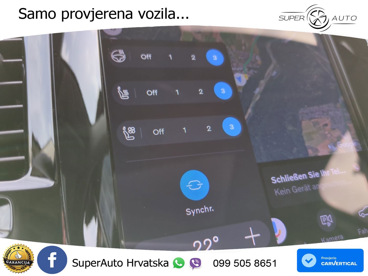 Volvo XC90 2.0 T8 AWD Automatic ZRAČNI+ACC+GR SJED+KAM+PANO