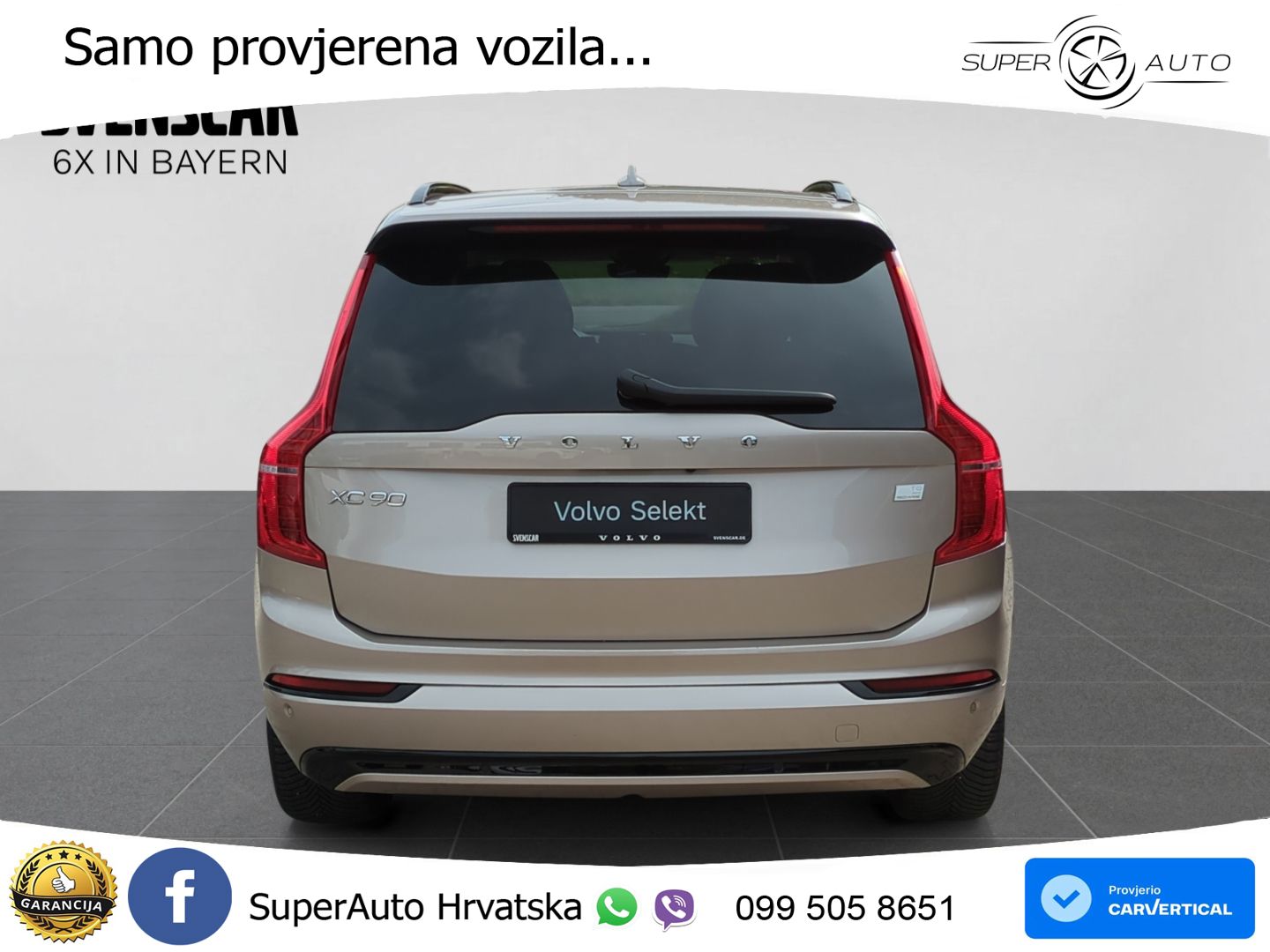 Volvo XC90 2.0 T8 AWD Automatic ZRAČNI+ACC+GR SJED+KAM+PANO