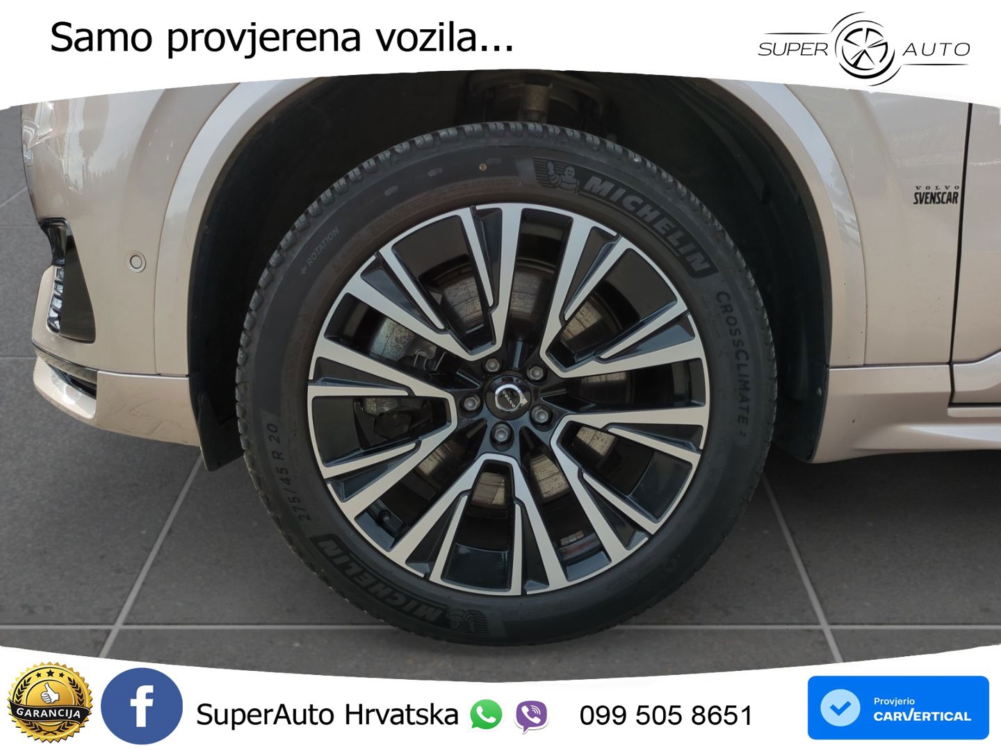 Volvo XC90 2.0 T8 AWD Automatic ZRAČNI+ACC+GR SJED+KAM+PANO