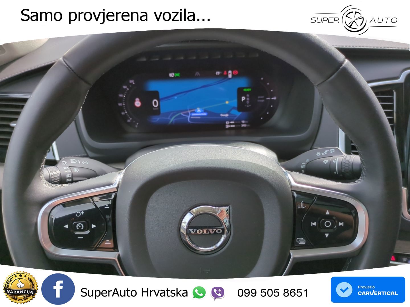 Volvo XC90 2.0 T8 AWD Automatic ZRAČNI+ACC+GR SJED+KAM+PANO