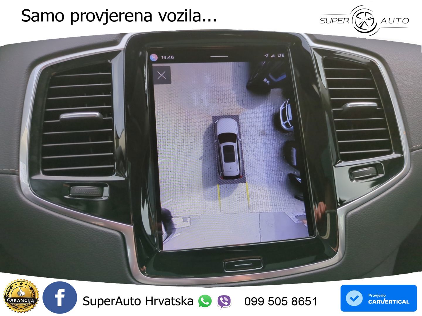 Volvo XC90 2.0 T8 AWD Automatic ZRAČNI+ACC+GR SJED+KAM+PANO