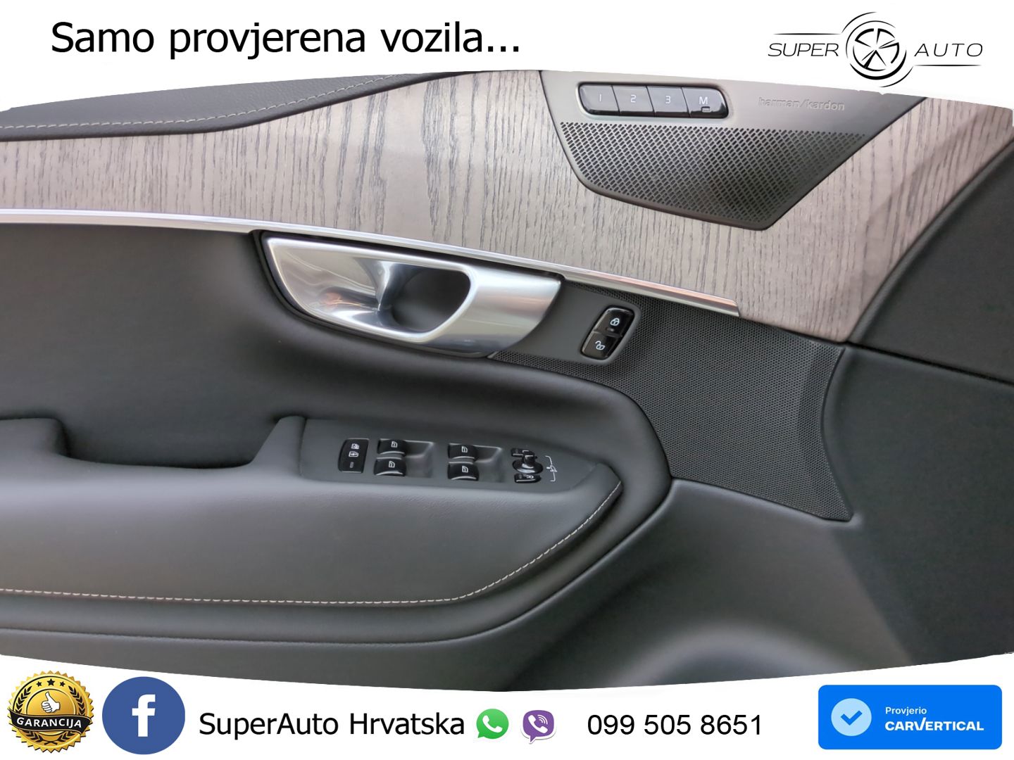Volvo XC90 2.0 T8 AWD Automatic ZRAČNI+ACC+GR SJED+KAM+PANO