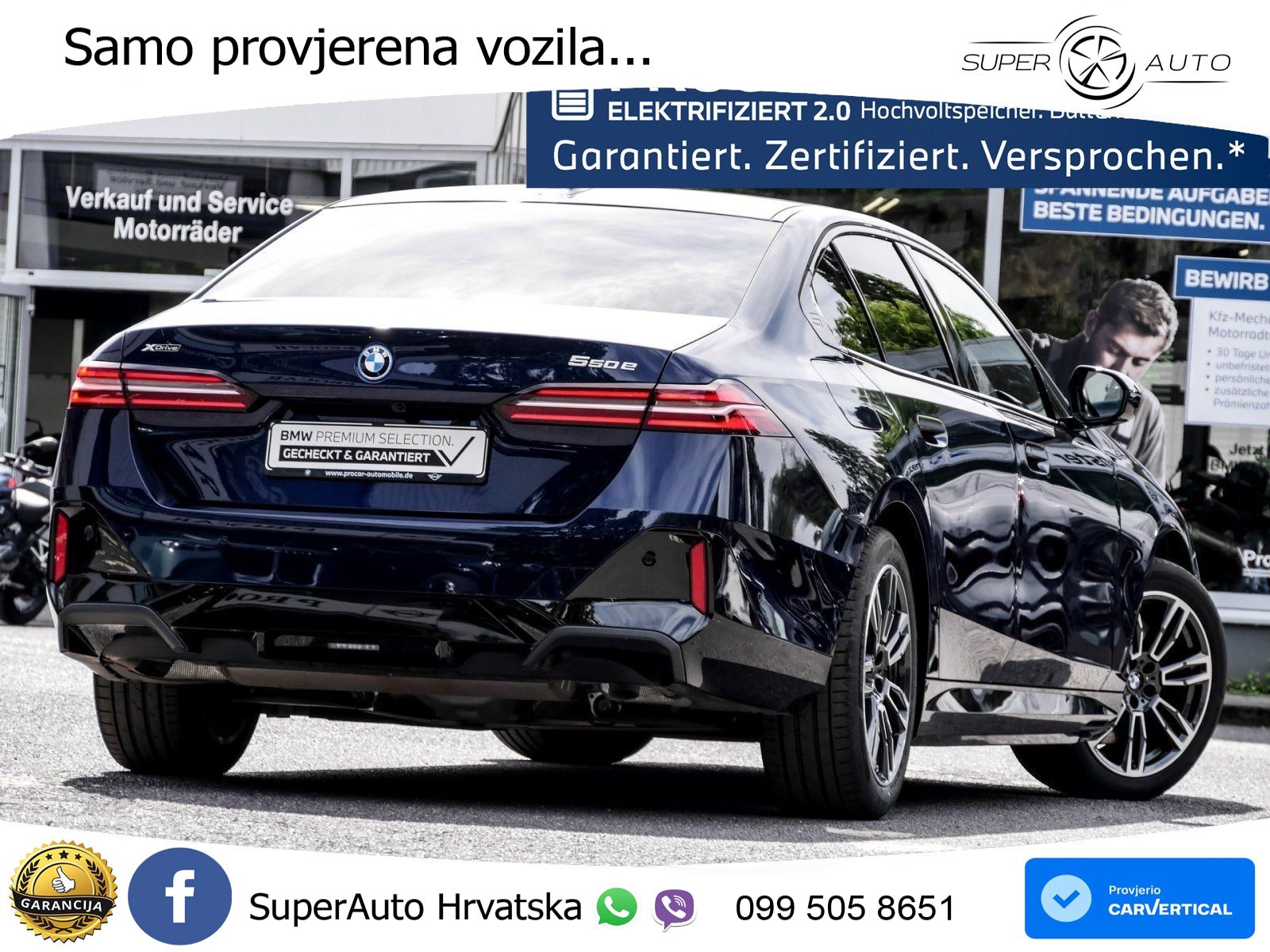 BMW 550e (489 KS) xDrive Steptronic M Sport LED+GR SJED+ACC