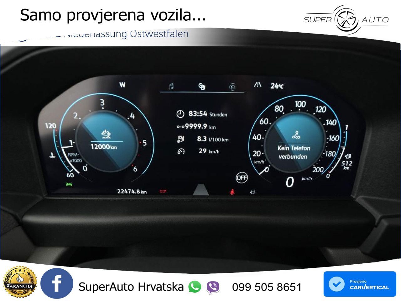 Volkswagen Transporter Kasten kurz PDC Kamera Klima 110 KS