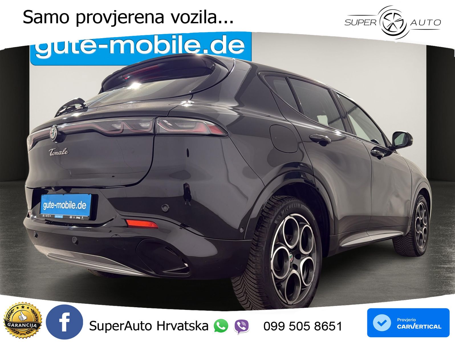 Alfa Romeo Tonale 1.5 VGT (160 KS) 48V-Hybrid TCT LED+GR SJED+ACC
