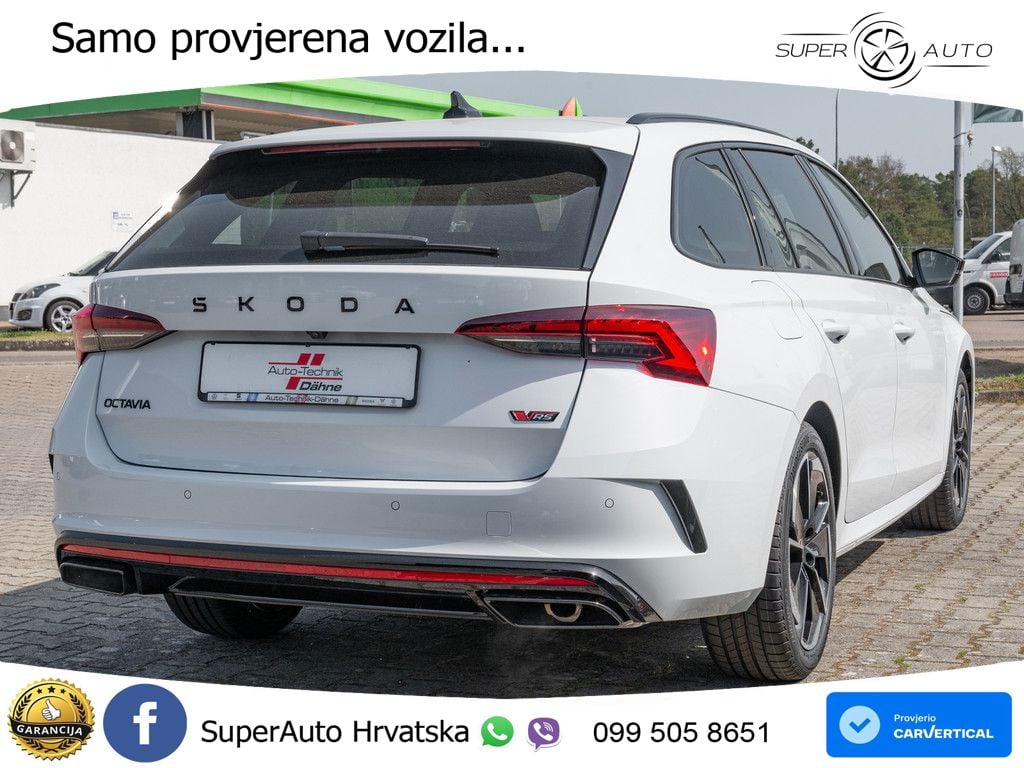 Škoda Octavia Combi RS 2.0 TSI (265 KS) DSG MATRIX+GR SJED+KAM