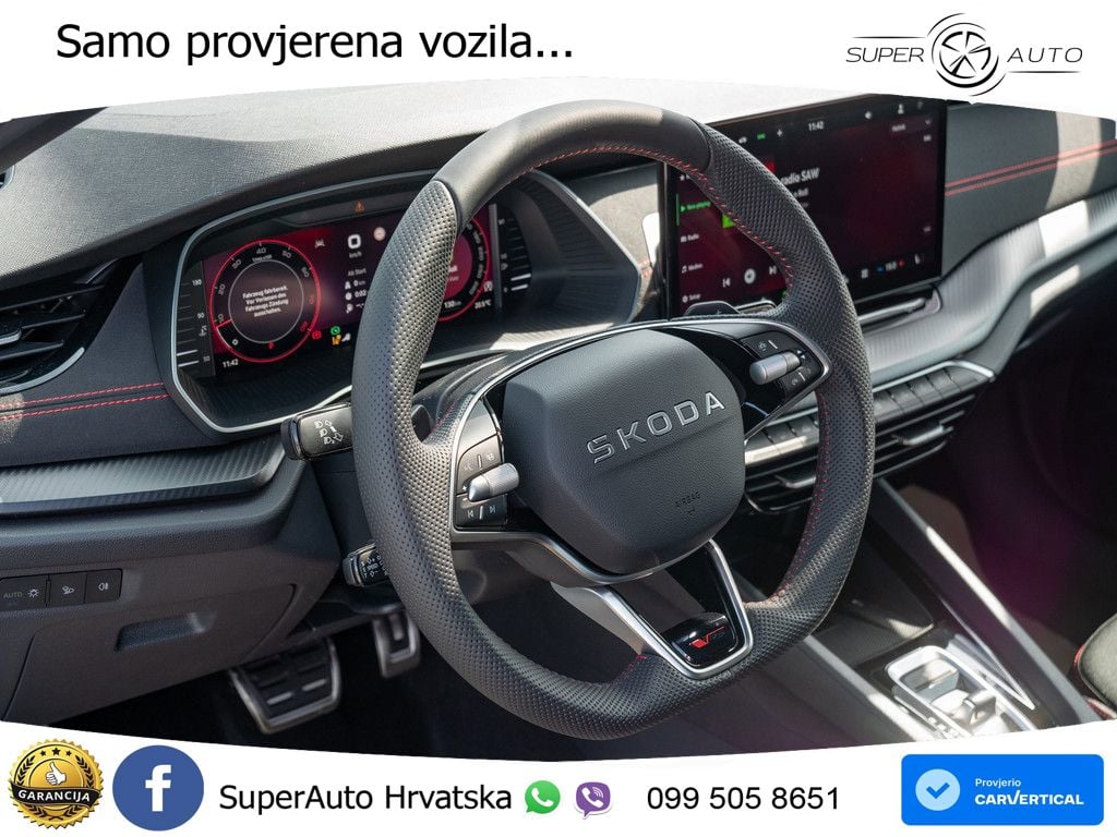 Škoda Octavia Combi RS 2.0 TSI (265 KS) DSG MATRIX+GR SJED+KAM