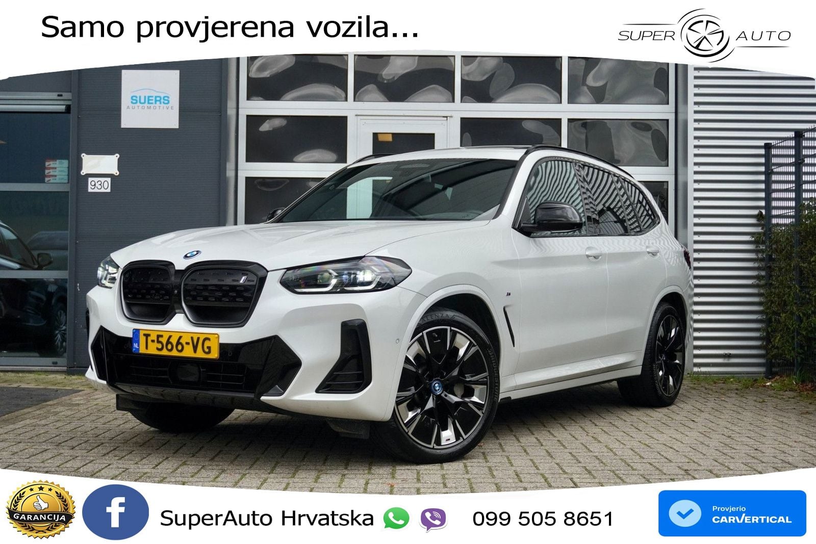 BMW iX3 80 kWh (286 KS) M Sport LED+GR SJED+ACC