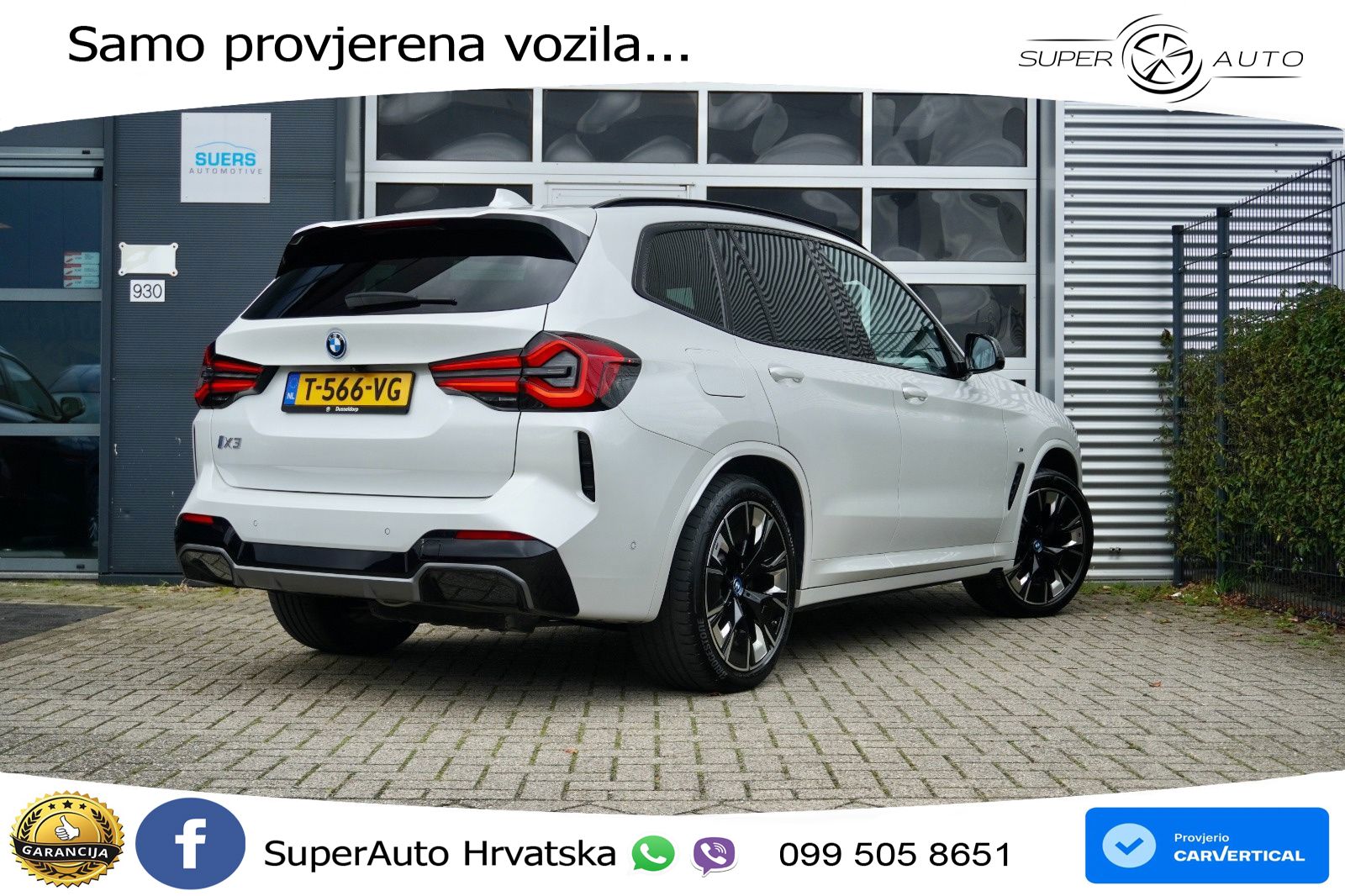 BMW iX3 80 kWh (286 KS) M Sport LED+GR SJED+ACC