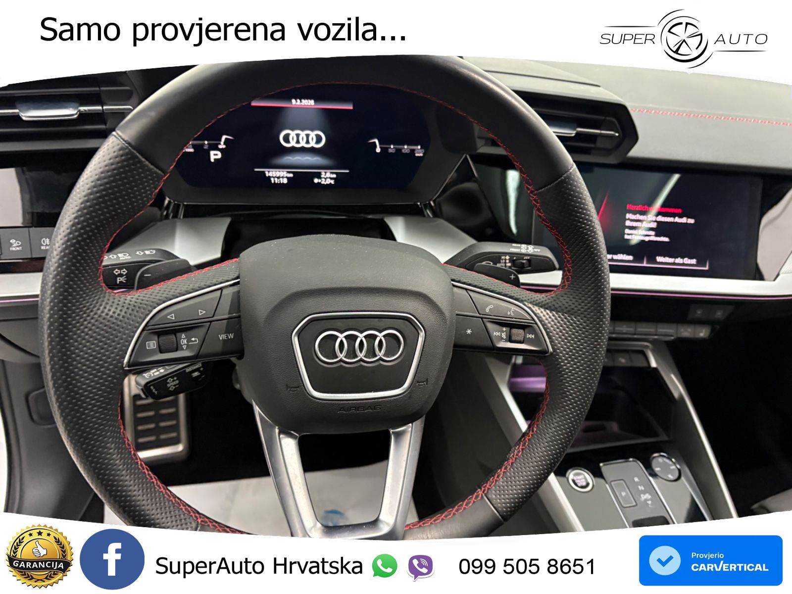 Audi A3 40 TDI (200 KS) quattro S tronic LED+GR SJED+ACC