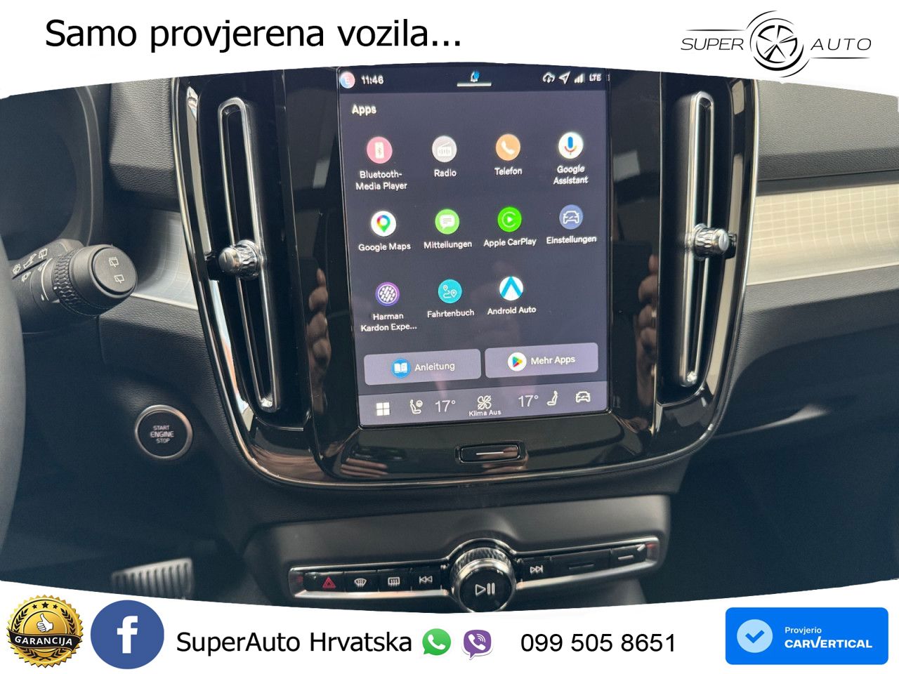 Volvo XC40 2.0 B3 163 KS Automatic ACC+GR SJED+360+PANO