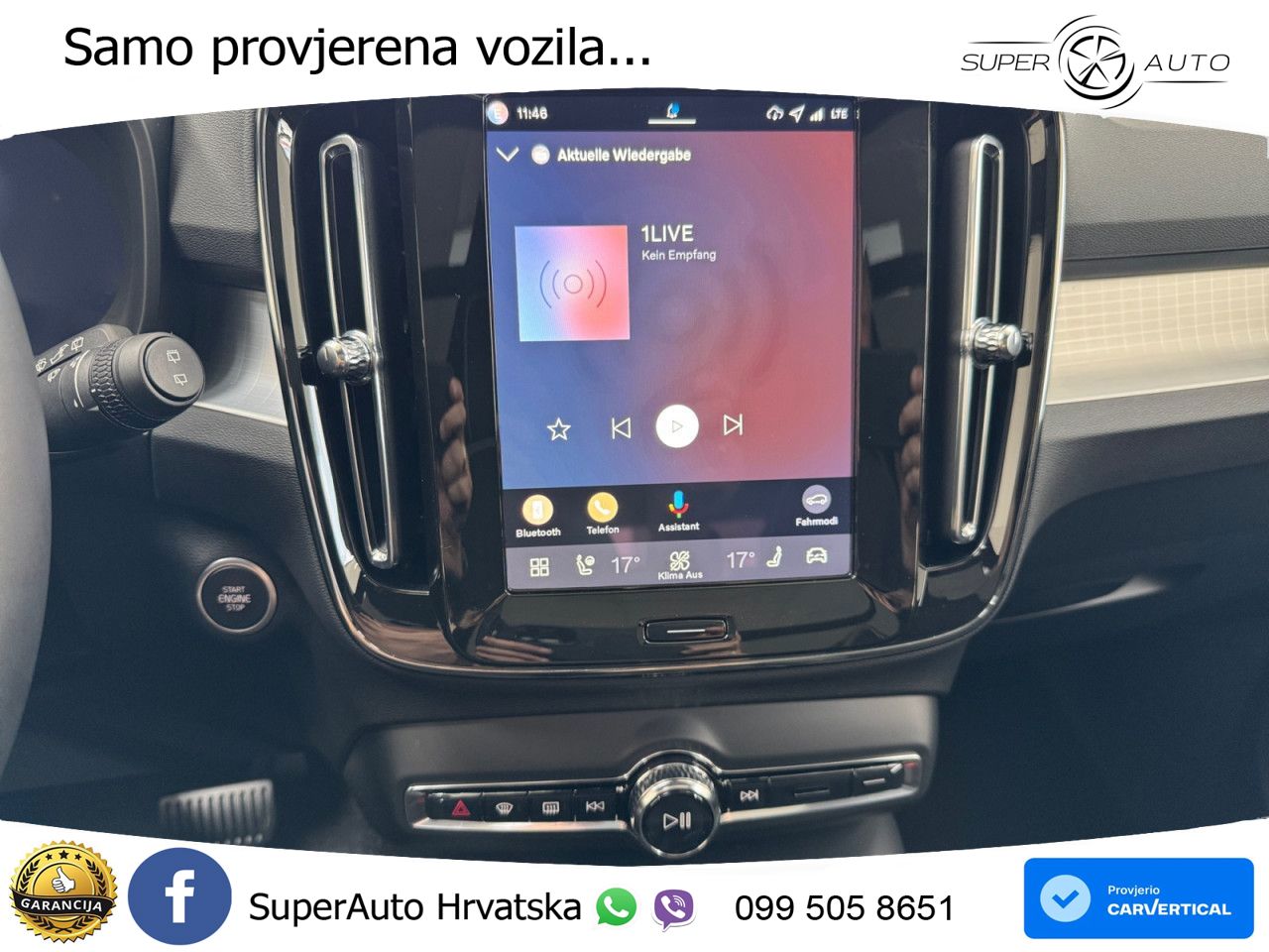 Volvo XC40 2.0 B3 163 KS Automatic ACC+GR SJED+360+PANO