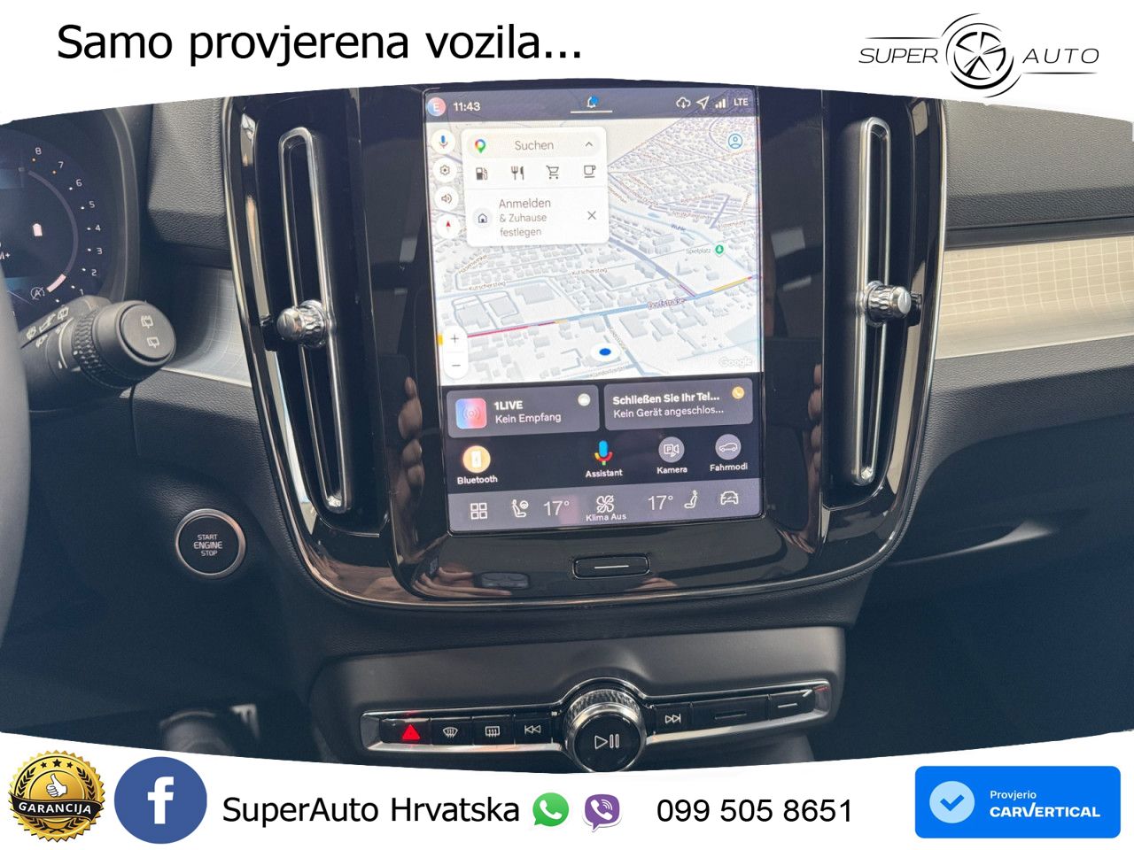 Volvo XC40 2.0 B3 163 KS Automatic ACC+GR SJED+360+PANO