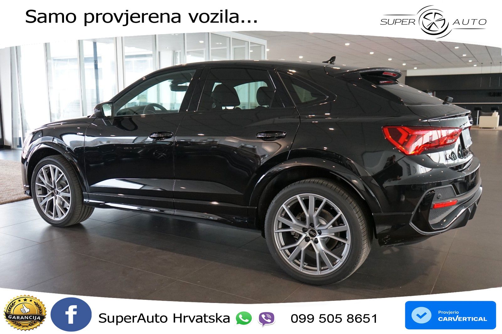 Audi Q3 Sportback 40 TDI (193 KS) quattro S tronic 2x S line LED+GR SJED+ACC