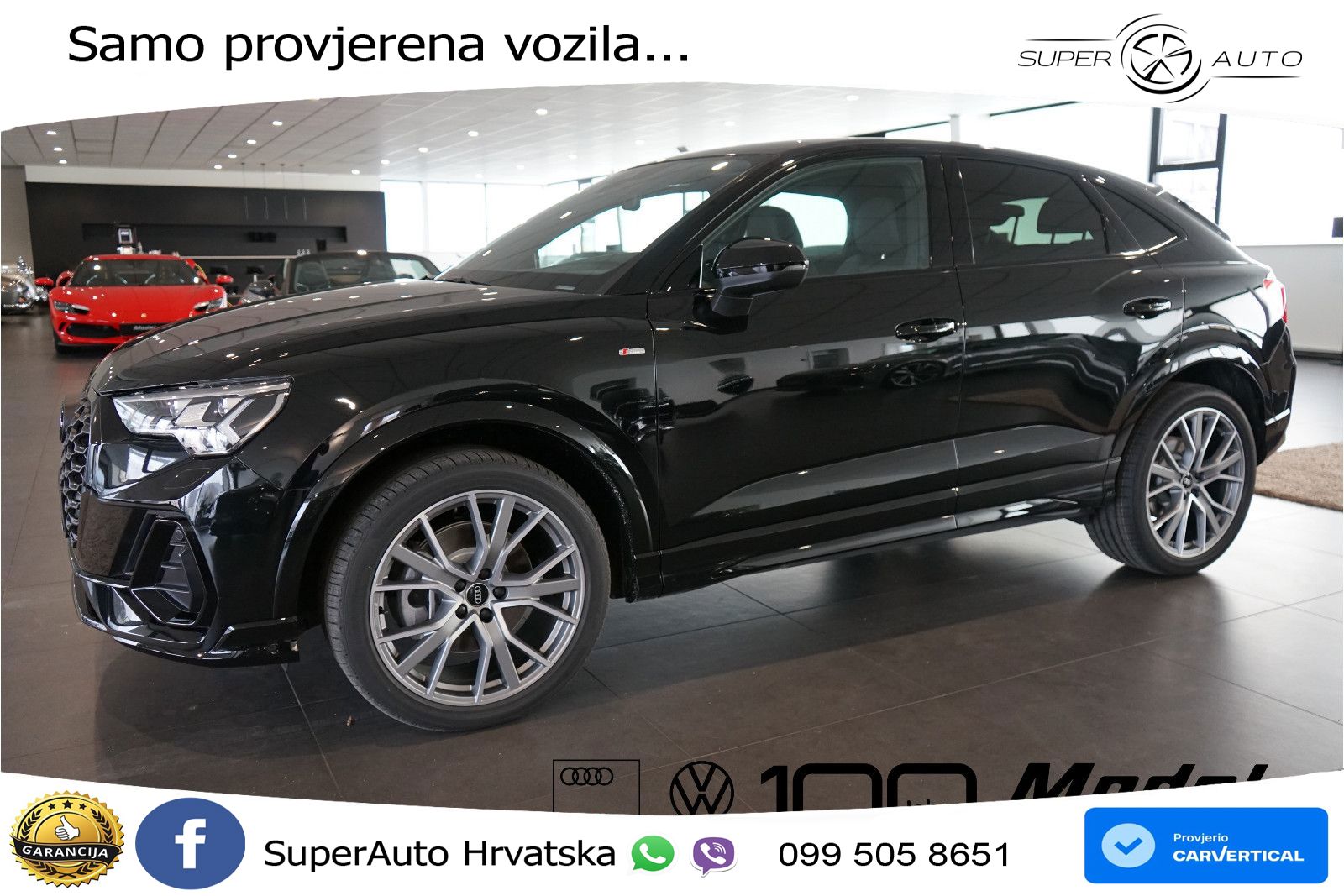 Audi Q3 Sportback 40 TDI (193 KS) quattro S tronic 2x S line LED+GR SJED+ACC