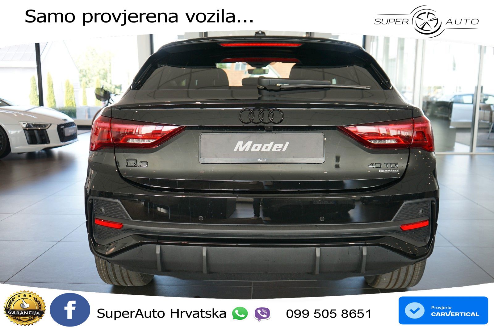 Audi Q3 Sportback 40 TDI (193 KS) quattro S tronic 2x S line LED+GR SJED+ACC