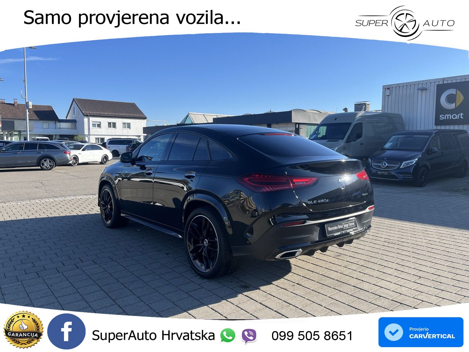 Mercedes GLE 450d (367 KS) EQ Boost 4MATIC 9G-TRONIC AMG ZRAČNI+ACC+GR SJED+KAM+PANO