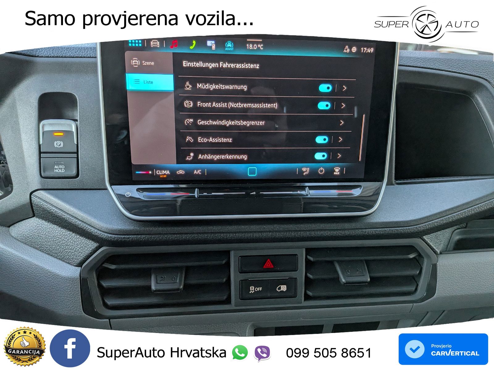 Volkswagen Crafter hoch/lang Aut. Navi Virtual AHK 1-Hand 177 KS