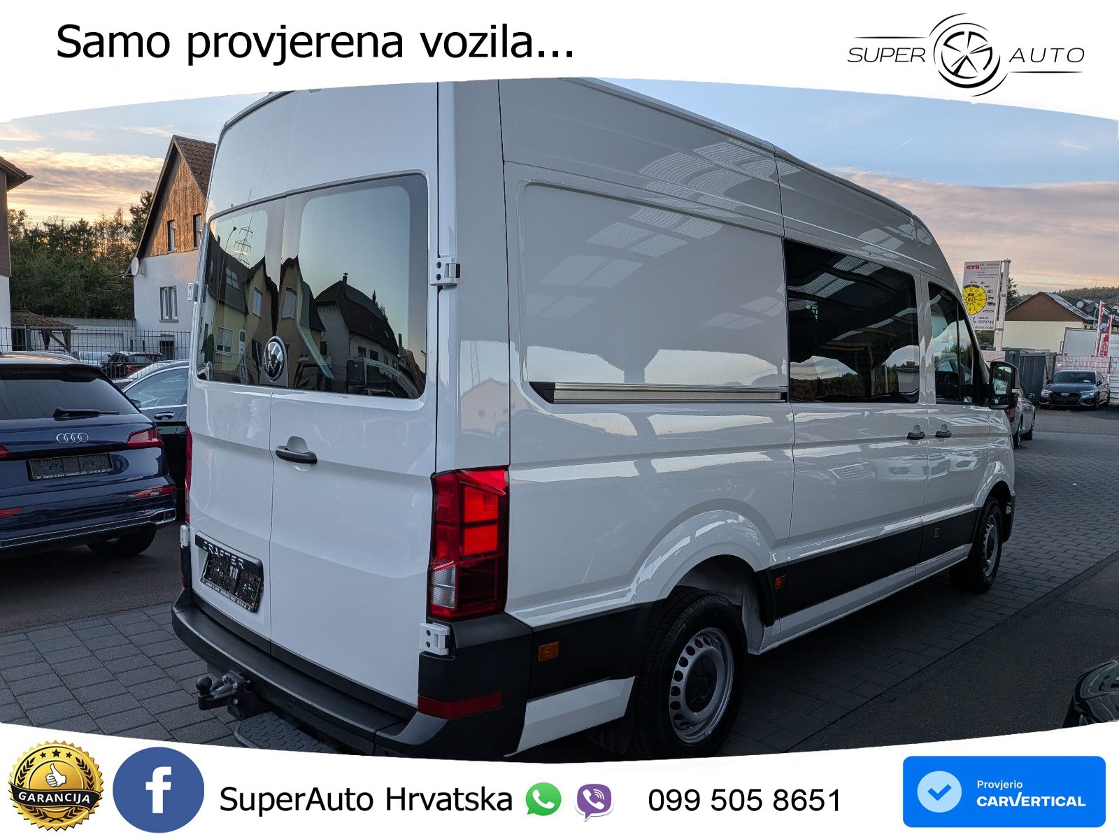 Volkswagen Crafter hoch/lang Aut. Navi Virtual AHK 1-Hand 177 KS