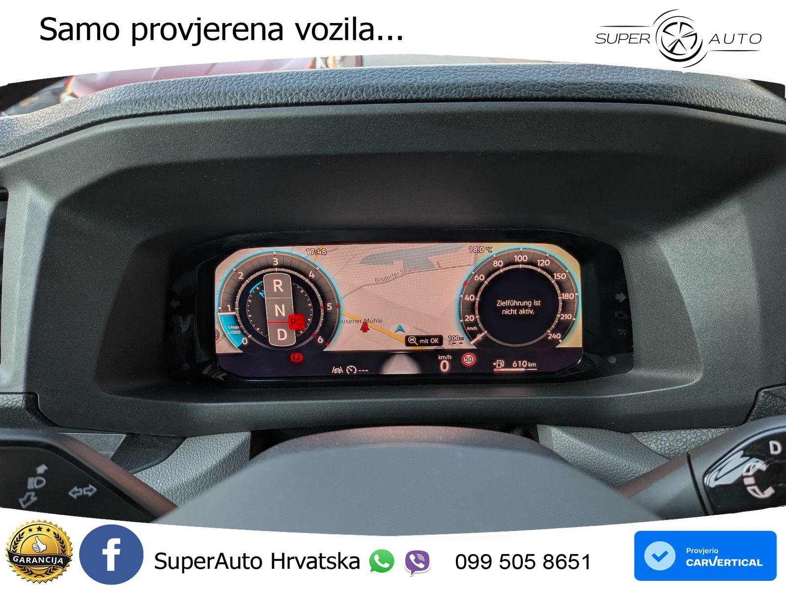 Volkswagen Crafter hoch/lang Aut. Navi Virtual AHK 1-Hand 177 KS