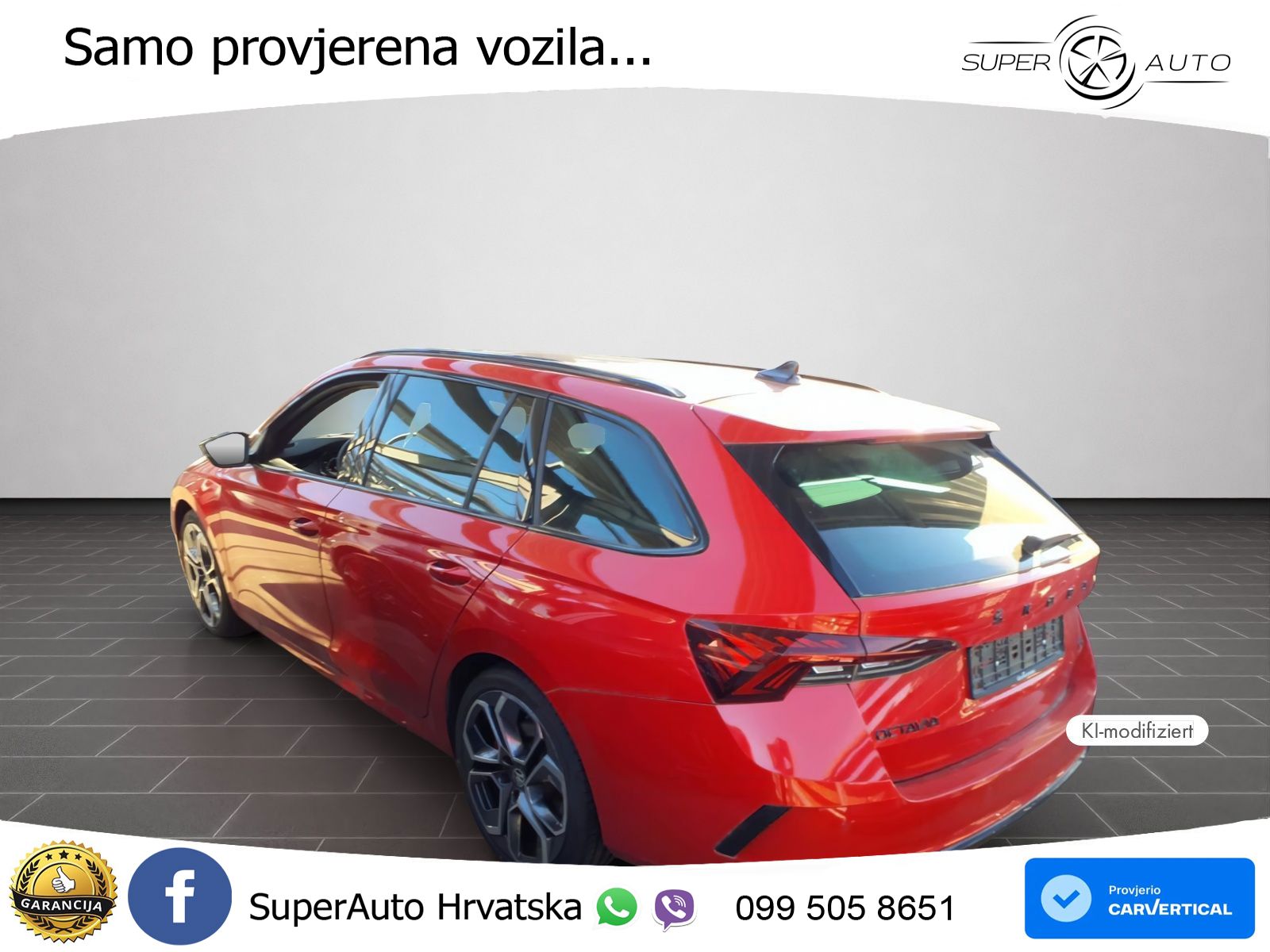Škoda Octavia Combi RS 2.0 TSI (245 KS) LED+GR SJED+ACC