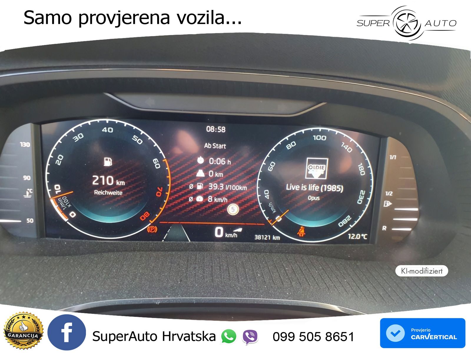 Škoda Octavia Combi RS 2.0 TSI (245 KS) LED+GR SJED+ACC