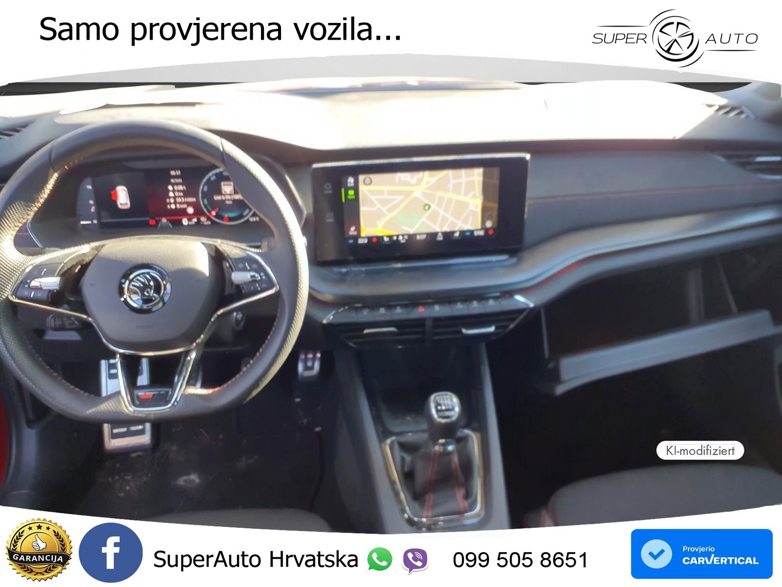 Škoda Octavia Combi RS 2.0 TSI (245 KS) LED+GR SJED+ACC