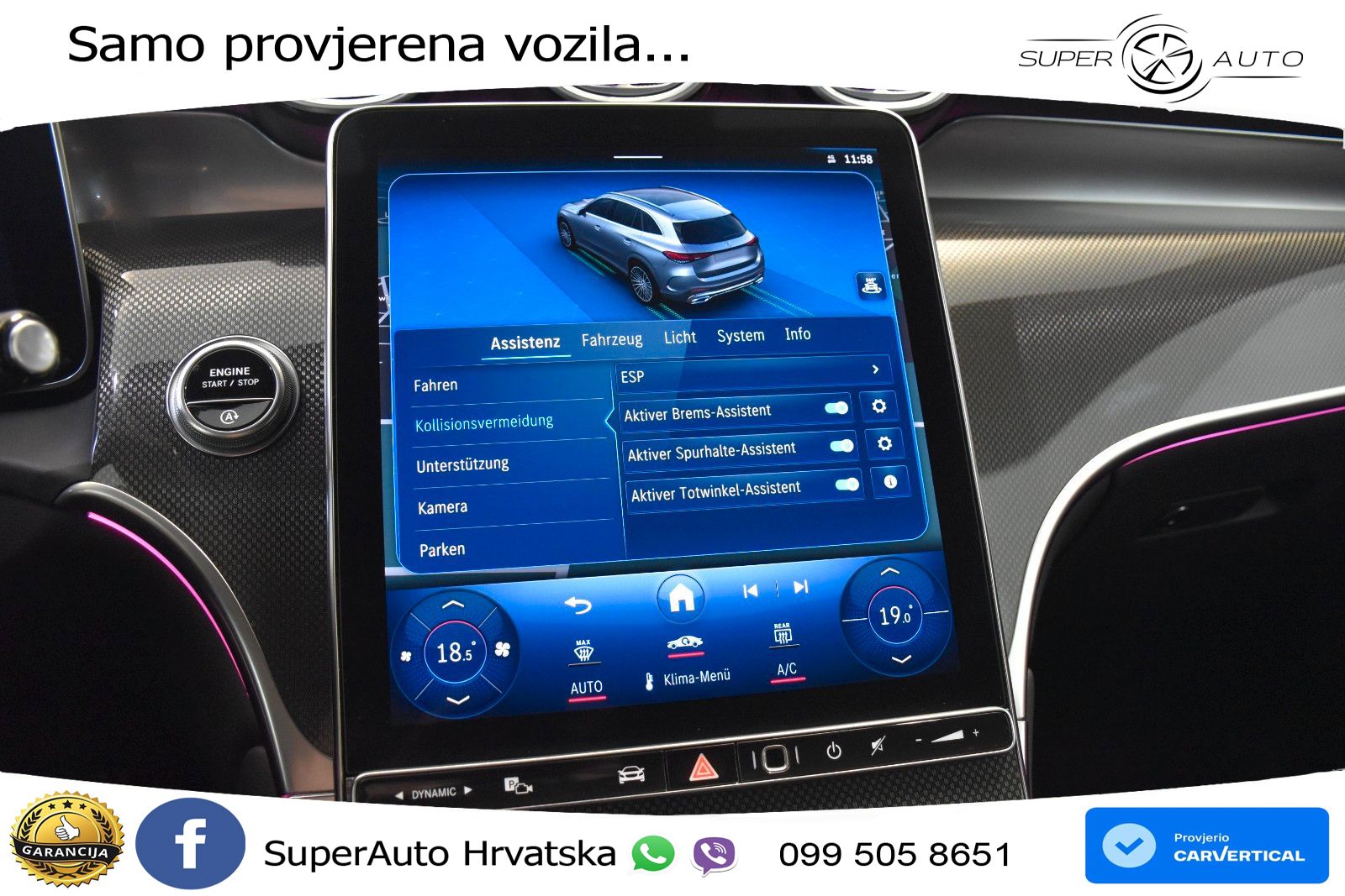 Mercedes GLC 220d (197 KS) 4MATIC 9G-TRONIC AMG LED+GR SJED+ACC