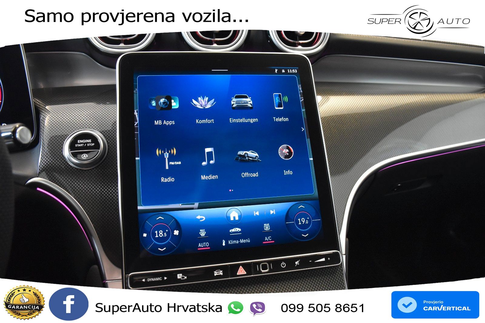 Mercedes GLC 220d (197 KS) 4MATIC 9G-TRONIC AMG LED+GR SJED+ACC